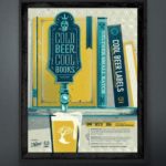 Cold Beer Cool Books Print
