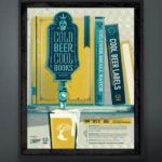 Cold Beer Cool Books Print