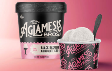 Aglamesis Bros new logo custom typography